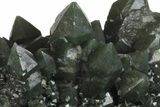 Dark Green, Hedenbergite Included Quartz - Mongolia #163989-4